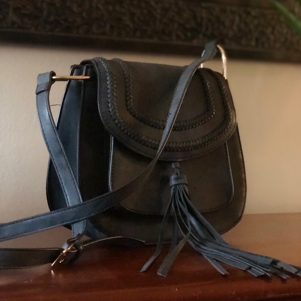 Leather Stitch Crossbody